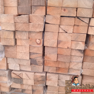 Liston Eucalipto Verde 2"x1" x 3,66mt